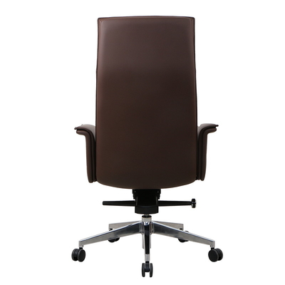 Brown Ergonomic Task Chair 70mm Exclusive Modern Leather PC Gaming Chair